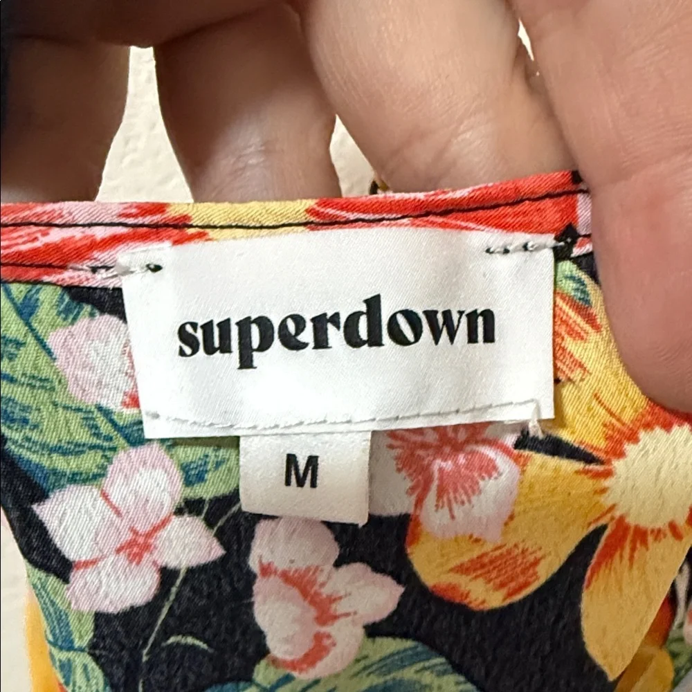 Revolve Superdown Multicolor Floral Top - Picture 2 of 4